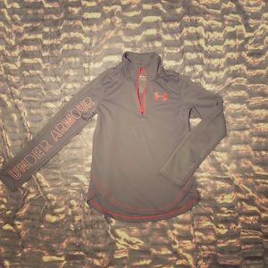 Girls Under Armour quarter zip jacket